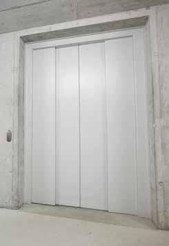 The imposing facility required particular attention in installation of the internal freight and service elevators.