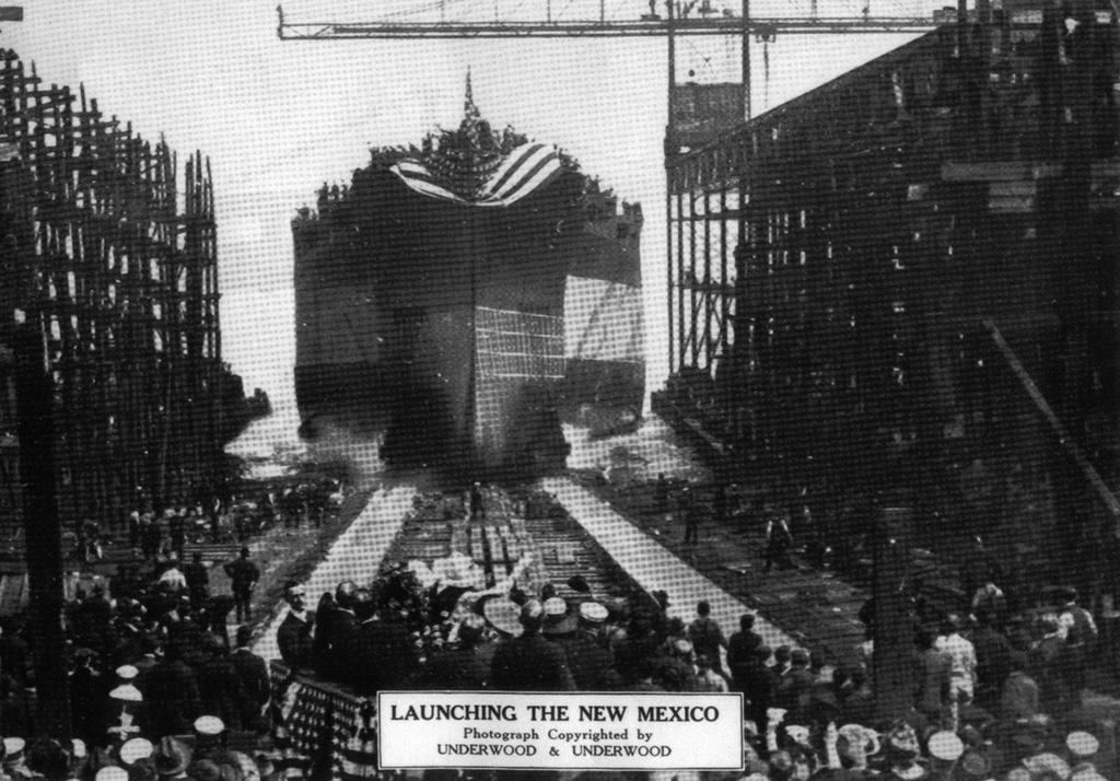 Interviewee Name Here 1 HISTORY OF THE USS NEW MEXICO (BB 40) USS New Mexico was authorized by an Act of Congress, dated June 30, 1914.