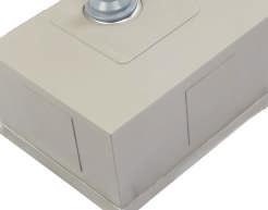 All ARGENTO sinks are coated to about 0.5 0.