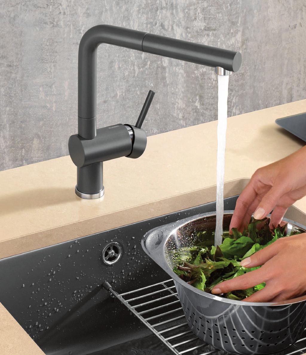Faucets That Redefine Ergonomics Sleek, clean lines or sinuous shapes, we have the competence in faucets to match the elegance of your sink centre.