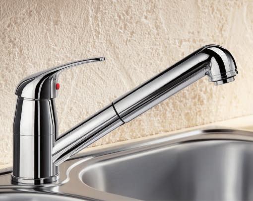 BLANCO DARAS-S With extendable spray head Particularly suitable for small sinks BLANCODARAS-S Specification Finish: Chrome Article