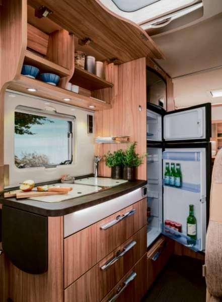 Thanks to the optional 32-inch flat screen and the HYMER Smart Multimedia System including Bluetooth connection,