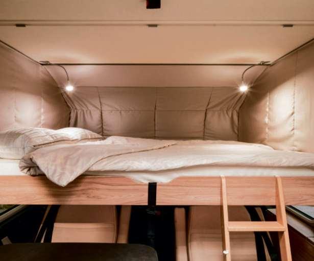 It offers a comfortable sleeping space extending across the entire width of 1.