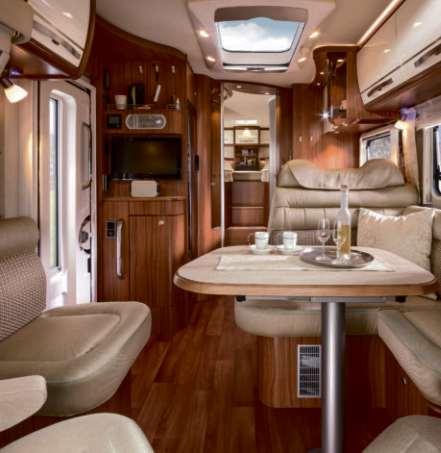 Comfort Plus class HYMER ML-T and Hymermobil ML-I 44 Living area and kitchen 45 Living area and kitchen Individual ideas for