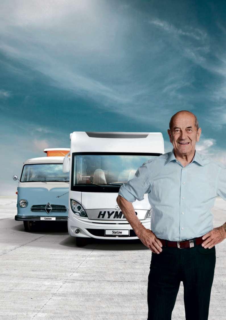 The Pioneer The HYMER way Pioneer 5 The HYMER way Inventor, visionary, entrepreneur Erwin Hymer wrote camping history by turning his group of companies into the European market leader.