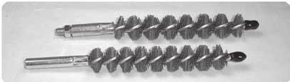 The short bristles are able to get into the grooves. These brushes provide better cleaning and longer life than conventional brushes. 1/4-28 thread (use accessory 13010).