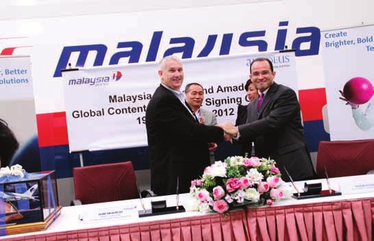 Malaysia Airlines and Amadeus sign long-term global New contract gives global travel agency network access to same