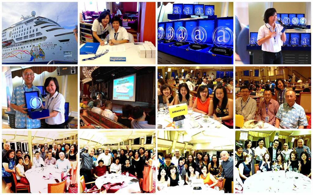 Amadeus TOP AGENT Appreciation Cruise 4D3N SuperStar Gemini Cruise (Phuket-Krabi) Welcoming 2013, our top travel agencies were invited to a 4D3N cruise onboard the Star Cruise Superstar Gemini in
