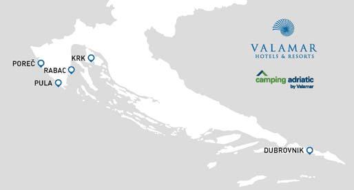 1. PRESENTING VALAMAR GROUP The Valamar group is the leading tourism group in Croatia, encompassing 10 percent of the country s categorised accommodation capacity.