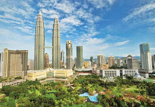 Kuala Lumpur Essential Experiences Enjoy amazing views across the city from the top of the Petronas Twin Towers. Shop at the amazing shopping malls of Bukit Bintang.