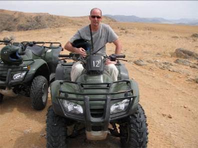 Quad Biking (1 hour minimum 2 persons) This is the best way to experience the pristine beauty of the Namib Desert and its