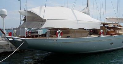 Superyacht Our flexible awning