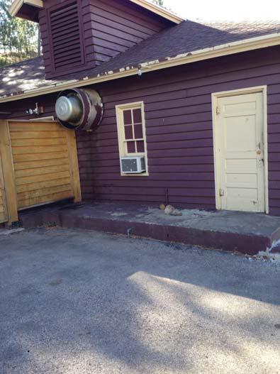 EXISTING LEGION LAKE LODGE kitchen equipment failing windows and doors are innefficient siding deteriora ng Legion Lake