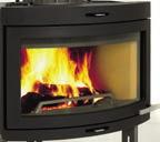 0 kw EFFICIENCY: 74 % LOG SIZE : 40 cm FLUE EXIT OPTIONS: Top, Ø mm WEIGHT APPROX.