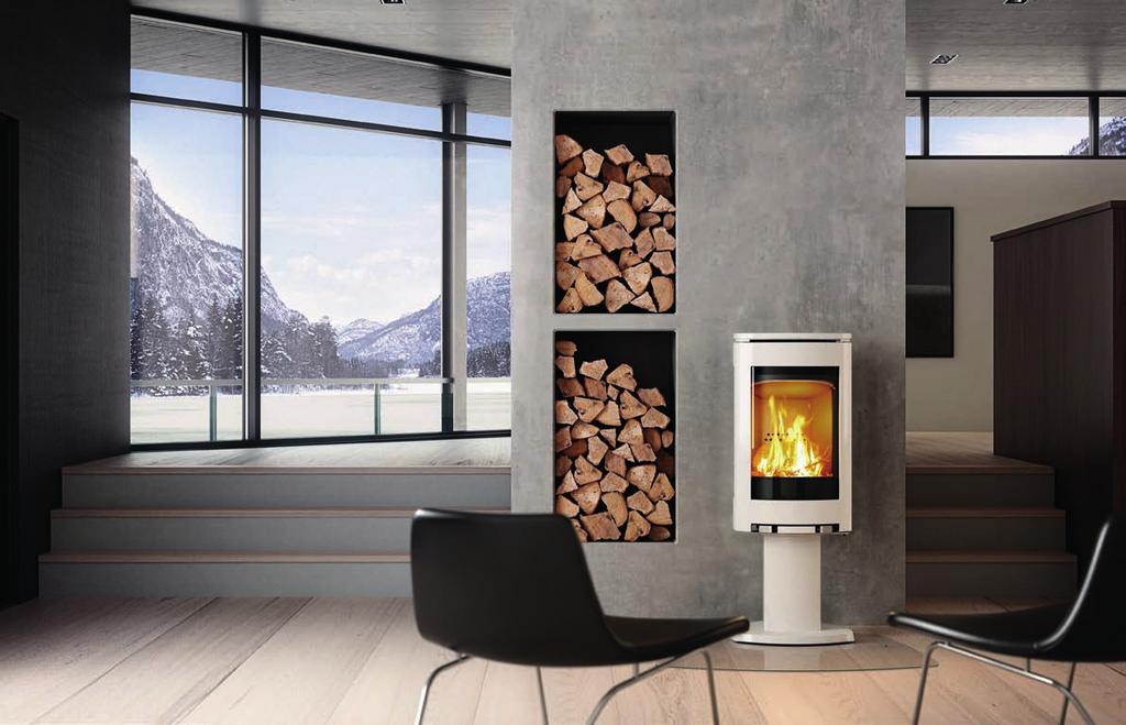 JØTUL F 370 SERIES ENJOY THE HEAT FROM A MODERN CLASSIC Jøtul F 373 is characterised by a timeless, award-winning design and it is one of the