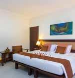 35 The Hotel Puri Raja has a superb location right on the famous Legian Beach, on the tranquil corner of the region, and within a short stroll to shopping activities.