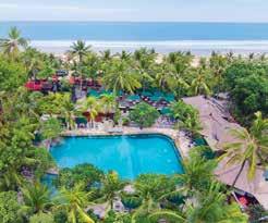 Legian Beach Hotel is just a few steps away from the magnificent beach of Legian, and only minutes walk to the heart of Kuta with its tempting nightlife activities and shopping centre.