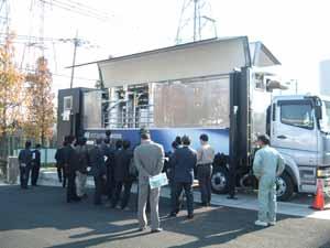 Kawasaki Liquid hydrogen Production Technologies inside Nippon Steel Kimitsu PLant Ariake Tokyo Station finishing point Tour of Re-locatable Hydrogen Stations and More November 25, 2004 33