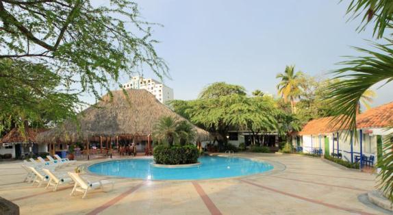 The Hotel GHL Relax Costa Azul is a resort beachfront Santa Marta, in the exclusive area of Pozos Colorados, a