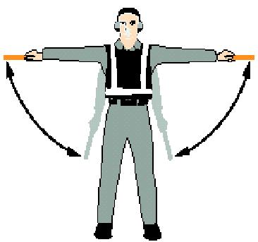 Hover Fully extend arms and wands at a 90 angle to the sides. *17.