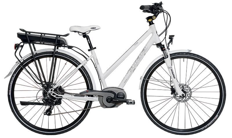 E-BIKE (Atala B-Free) Gears: Make and how many Brakes: Make and type Suspension Size of bike provided Rear Panniers or bike bag? Water bottle holder? Water bottle provided? Adjustable handlebars?