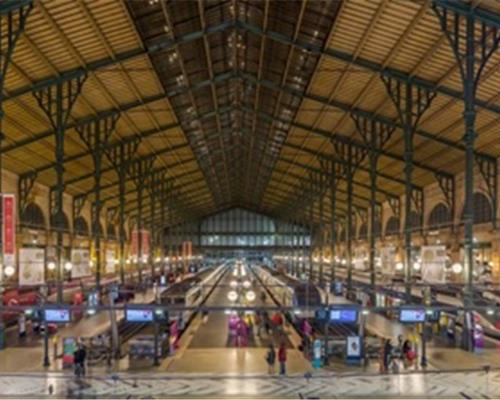 At Gare du Nord visit kiosk to print Eurostar tickets to London Paris Metro Paris Gare du Nord Station Eurostar 8:43 AM 2 hr 30 min Depart Paris to London CONFIRMATION NUMBER