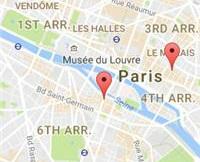 Page 29 of 40 1:30 PM Metro from L'A's to Latin Quarter Walk southeast on Rue des Rosiers toward Rue des Ecouffes Turn right onto Rue Pavee Turn left onto Rue de Rivoli Turn