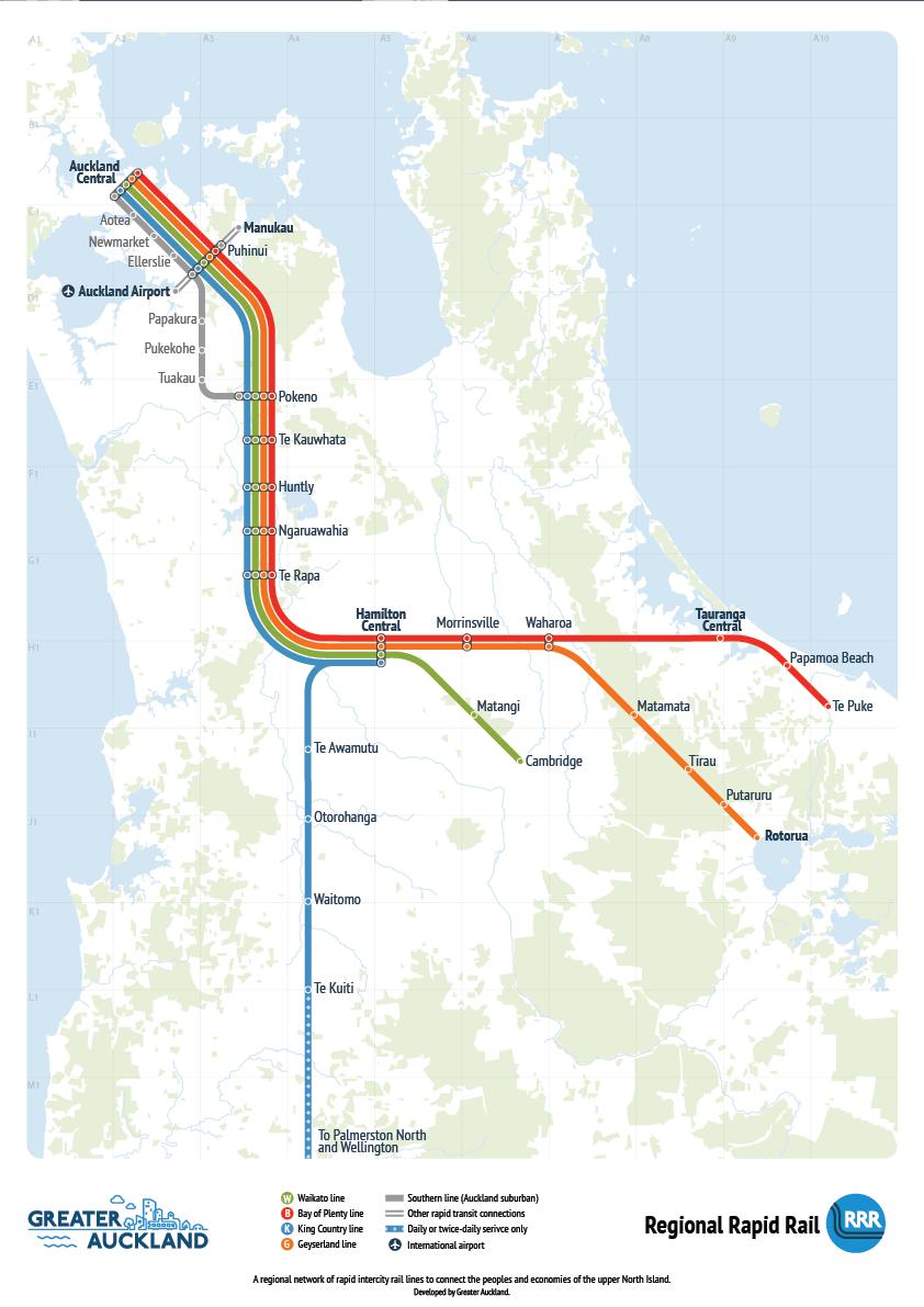 Regional Rail and Inter Regional Planning From Greater Auckland lobby group