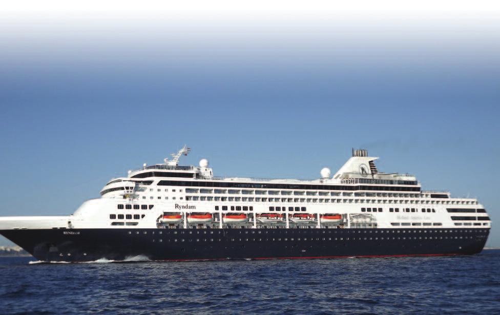 5* Luxury Cruising with Holland America MS Rotterdam Harwich to Barcelona 29th