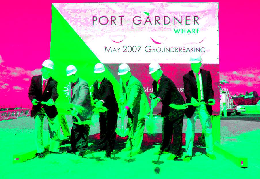 Construction Status Initial building demolition for Port Gardner Wharf underway; 19 buildings removed