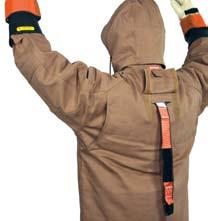 Cargo Pockets - (Hooded Jacket Only) Large expandable pockets for carrying tools and other items with additional inner pockets to warm hands.
