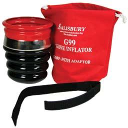 Glove bags and glove inflator u Glove bags Salisbury bags are constructed of heavy duty canvas duck and are double stitched at stress points for extra durability.