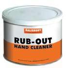 general cleaners t RUB-OUT TM Hand Cleaner & Towelettes RUB-OUT TM is a non-petroleum-based hand cleaner.