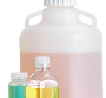 Thermo Scientific Nalgene Bottles and Carboys High quality plastic containers with threaded closures ranging in capacity from 0.