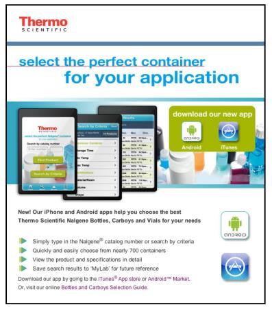 product pages Request literature and samples www.thermoscientific.