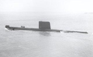 19 April 1965: Arrived in the Clyde area. 28 April - 20 May 1965: Commenced 'EXERCISE RED KNIGHT' with HMS/m's OTUS, OLYMPUS, DREADNOUGHT, CACHALOT and 1 Escort. 22 May 1965: Portsmouth, repairs.