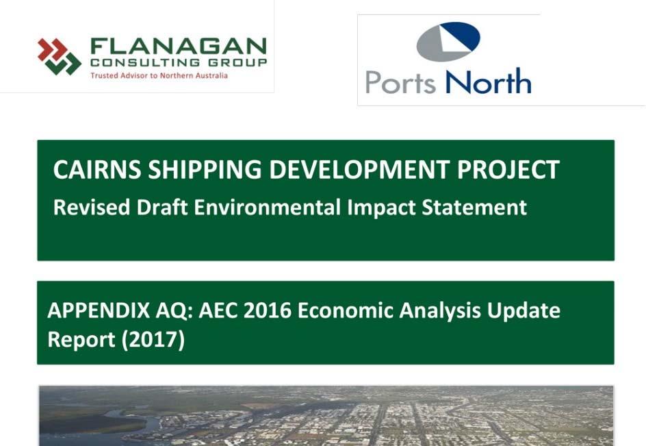 The Environmental Impact Study (EIS) economic impact report estimates the 2015 project earnings are $1.
