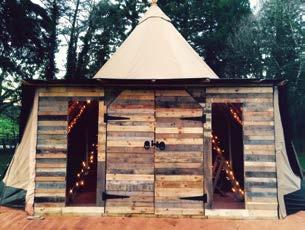 to make an entrance to the Tipis.