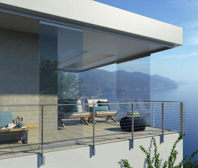 Frame colour WT 029/90147 All-glass elements for balconies and loggias weinor has many suitable solutions for anyone wishing to