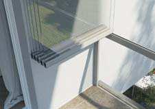 any stress on the balcony balustrade. Especially suitable for retrofitting existing balconies and loggias.