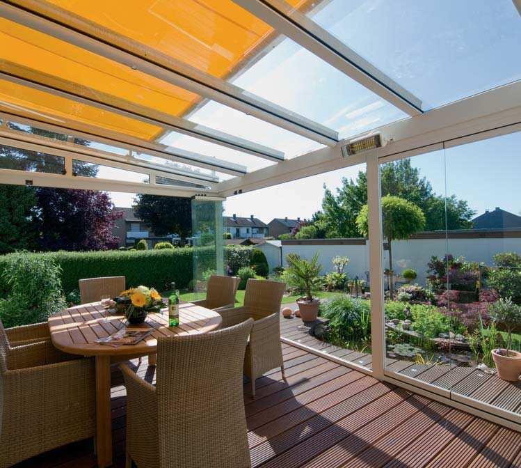 weinor WGM 1030/2030 Design conservatory awnings WGM 1030/2030 Design roof mounted awnings that stand the test of time weinor s roof-mounted WGM 1030 and 2030 Design conservatory awnings guard