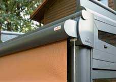 VertiTex WeiTop ideal for patio roofs, Glasoase or conservatories The shape of the VertiTex housing makes it an ideal match for the guttering on a Terrazza patio roof and a Glasoase.