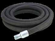 Service: Flexible, heavy duty, high pressure hose for handling L.P. gas up to 50# working pressure. U.L. listed. Can also be used for low pressure natural gas. Not for use in confined work areas.