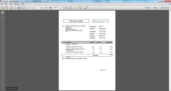 8 Enquire Consolidate Invoice (Download / Print) 3. TCS 3.