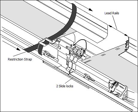 NOTE: Do not remove the plastic from the non-motorized awning. Move the plastic away from the area in contact with the mounting bracket. 4.
