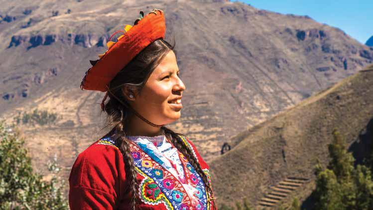 Peruvian Girl at the Sacred Valley, Peru ULTIMATE SOUTH AMERICA This 24 day tour visits some of the most iconic areas in South America yet only visits two countries Ecuador and Peru but in great