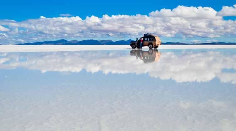 3 Days / 2 Nights BOLIVIA $1,059 basis with breakfast daily and excursions PUNO TO LA PAZ CRUISE Day 1: Uyuni Colchani Upon arrival into Uyuni airport you will be met and taken to Colchani Town for a