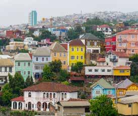 Day 2: Valparaiso This morning you will be taken on a tour of Valparaiso, commencing at the Libertad Avenue in Vina del Mar, continuing to the Coastal Border, Renaca, San Martin Avenue, the city