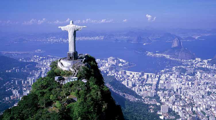 Rio, has so much to offer the famous Copacabana beach, samba, football fever and the dazzling Rio Carnival which is why it is called the city that never sleeps.