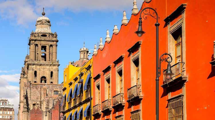 Mexico City MEXICO CITY STOPOVER Built on the site of the old capital of the Aztec empire, Mexico City is a charming mix of old and new.